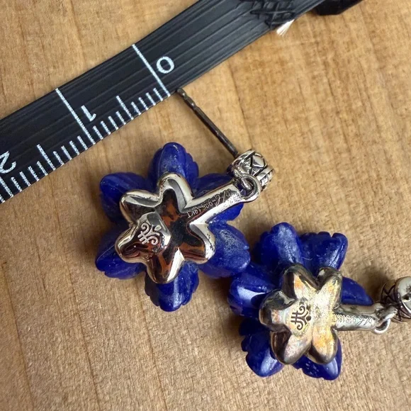 Andrea Candela 18k Blue Lapis Earrings - Picture 6 of 10